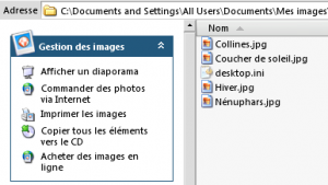 Mes images